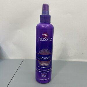Aussie Sprunch Hairspray Finish Strong Hold Non-Aerosol 8.5oz